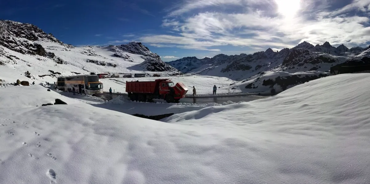 Climate change in Peru: Heavy snow