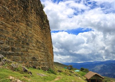 The massive walls of Kuelap near Chachapoyas